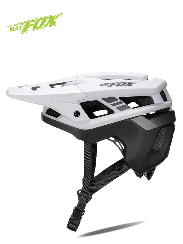 BATFOX 2025 Premium MTB-Fahrradhelm, leicht, bequem, zum Radfahren, herausnehmbare Polsterung, sichere Halteung, Belüftung, Fahrradhelme – Detail 10