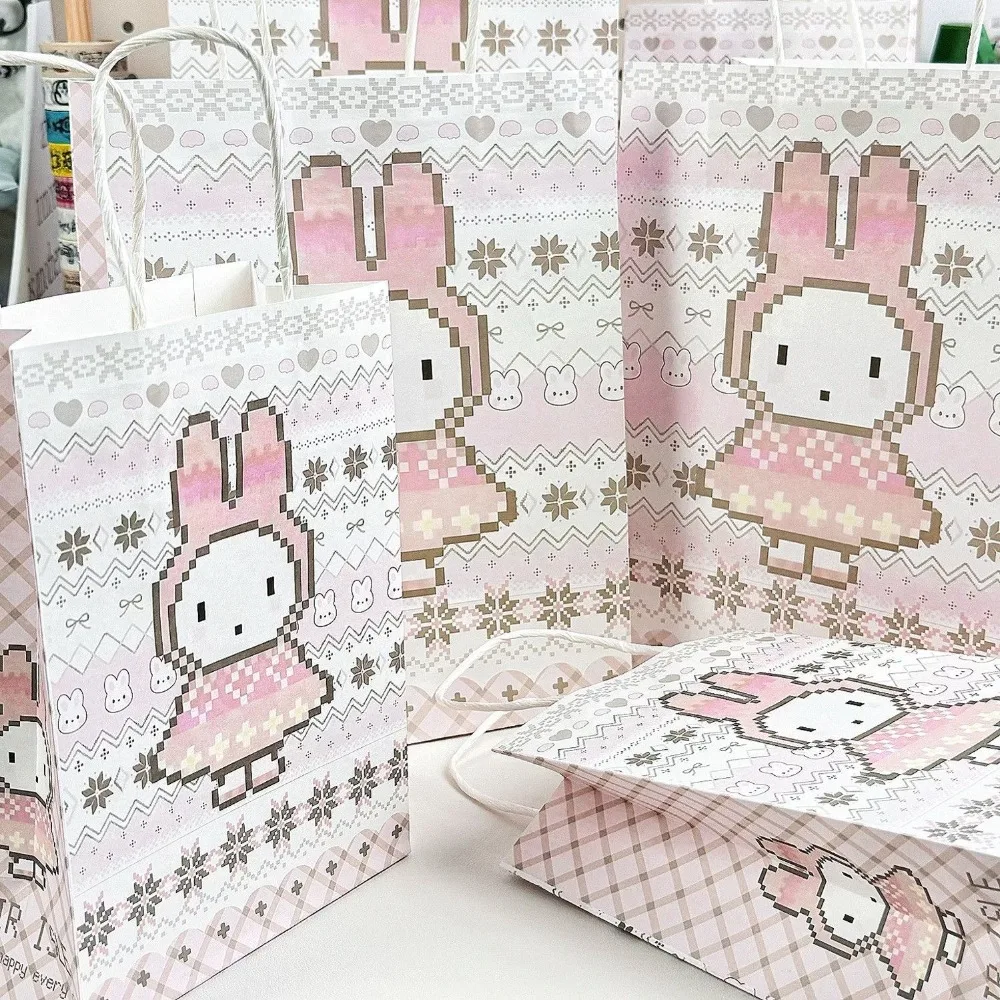 Kawaii Miffy Süße Geschenktüte im Ins-Stil, große Tragetasche, exquisite Geschenkpapiertüte, Geschenkspielzeug für Mädchen
