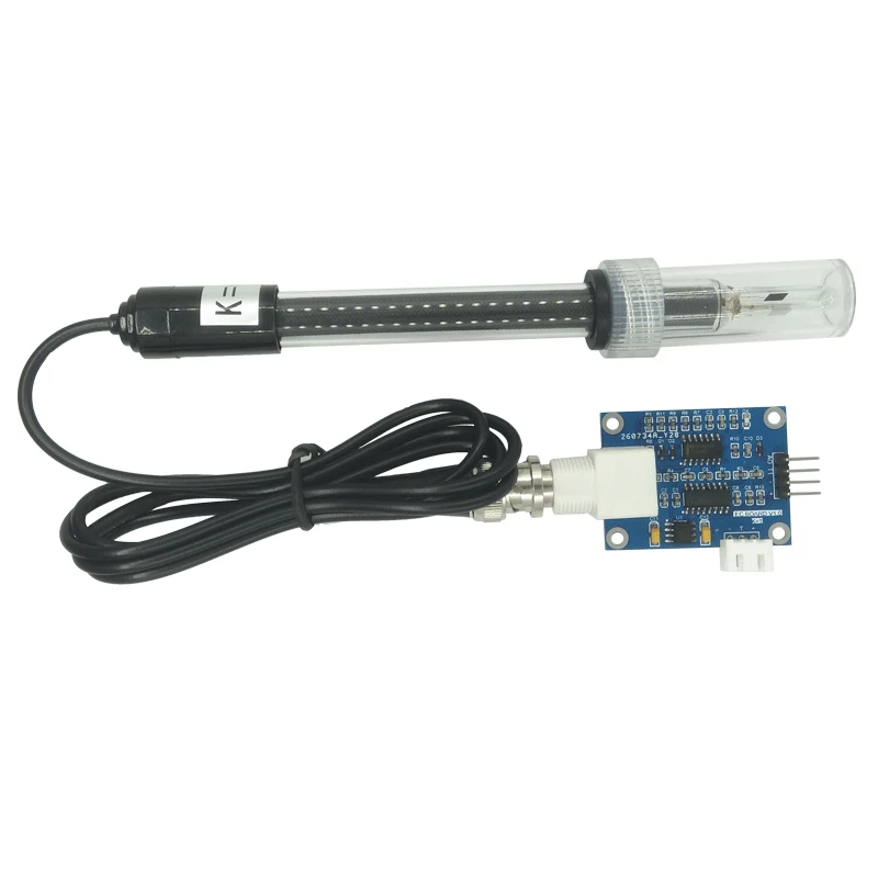 導電率センサー溶液水質検出モジュールは、arduino-51-stm32-マイクロコントローラーのルーチンに適しています。