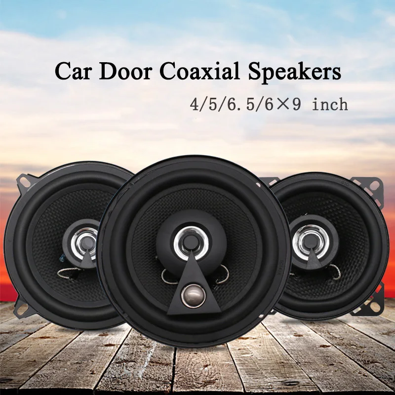 1 Pair 4/5/6.5/6*9 inch General Automobile Coaxial Car Door Speakers High-power HIFI Car Audio System Modified Subwoofer