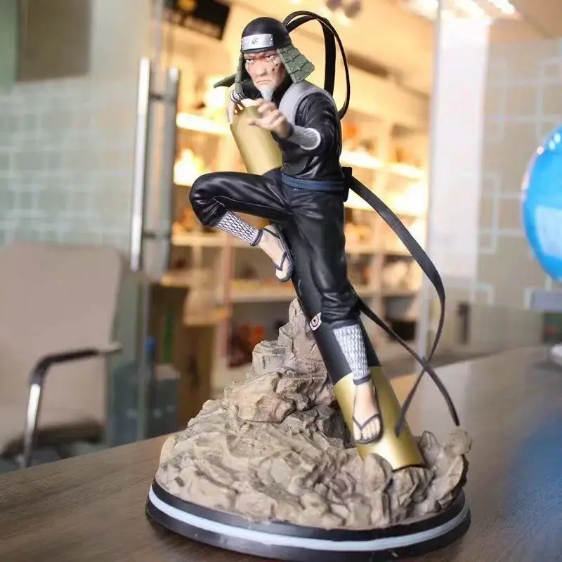 Figura Coleccionable de Anime Naruto, Hiruzen Sarutobi, Tercer Hokage, Serie Resonance, en Postura de Combate, de PVC Articulado, 28 cm/11.02 Pulgadas, Regalo