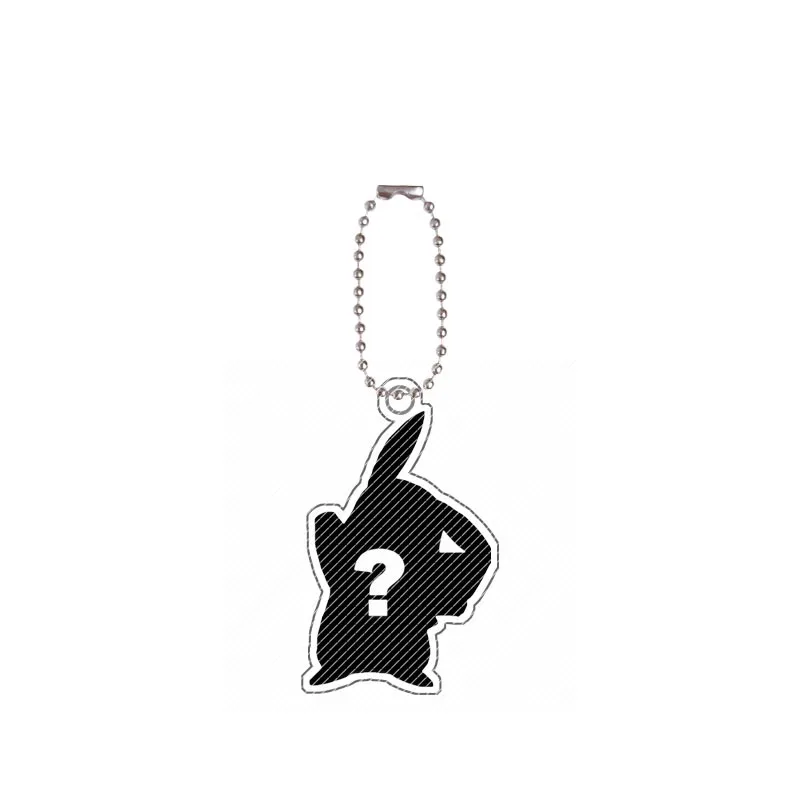 Ptcg Pokemon Sv11 Neo Destiny Trickortrade Qikachu Logo Acryl Schlüsselanhänger Kreative Anime Spiel Sammlung Karte Acryl Tasche Anhänger