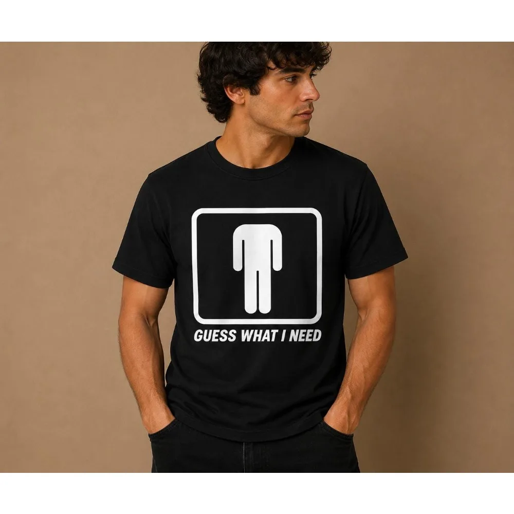 Men's Short Sleeve T‑shirt  Humorous Meme Figure Sign with Slogan Graphic Print Comfort Cotton Daily Tops Men Clothing
