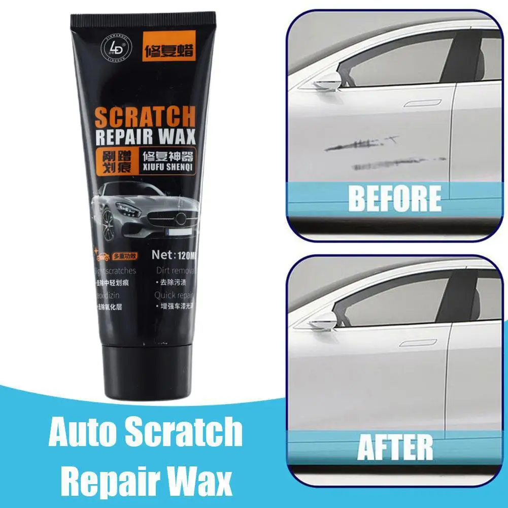 

120ml Car Scratch Repair Paste Polishing Wax Quickly Car Repair Scratches Beauty Scuffs Chips Easy O3m9