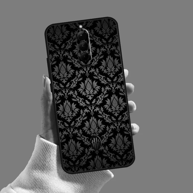 Чехол с черным художественным узором для ZTE Nubia Red Magic 11 9S 8S 8 9 10 10S Pro Plus 6 7 6S 7S Pro 5G 6R 10 Air Cover