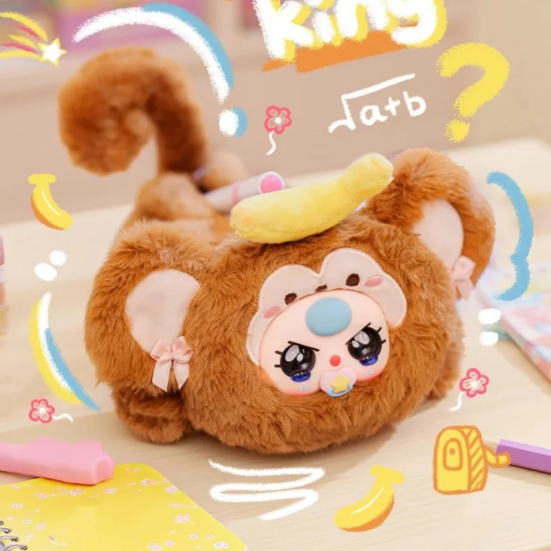 

Подлинная детская три канцелярских принадлежностей, слепая коробка, милая виниловая плюшевая кукла, пенал, сумка, модная игрушка-сюрприз, подарок для девочек и детей