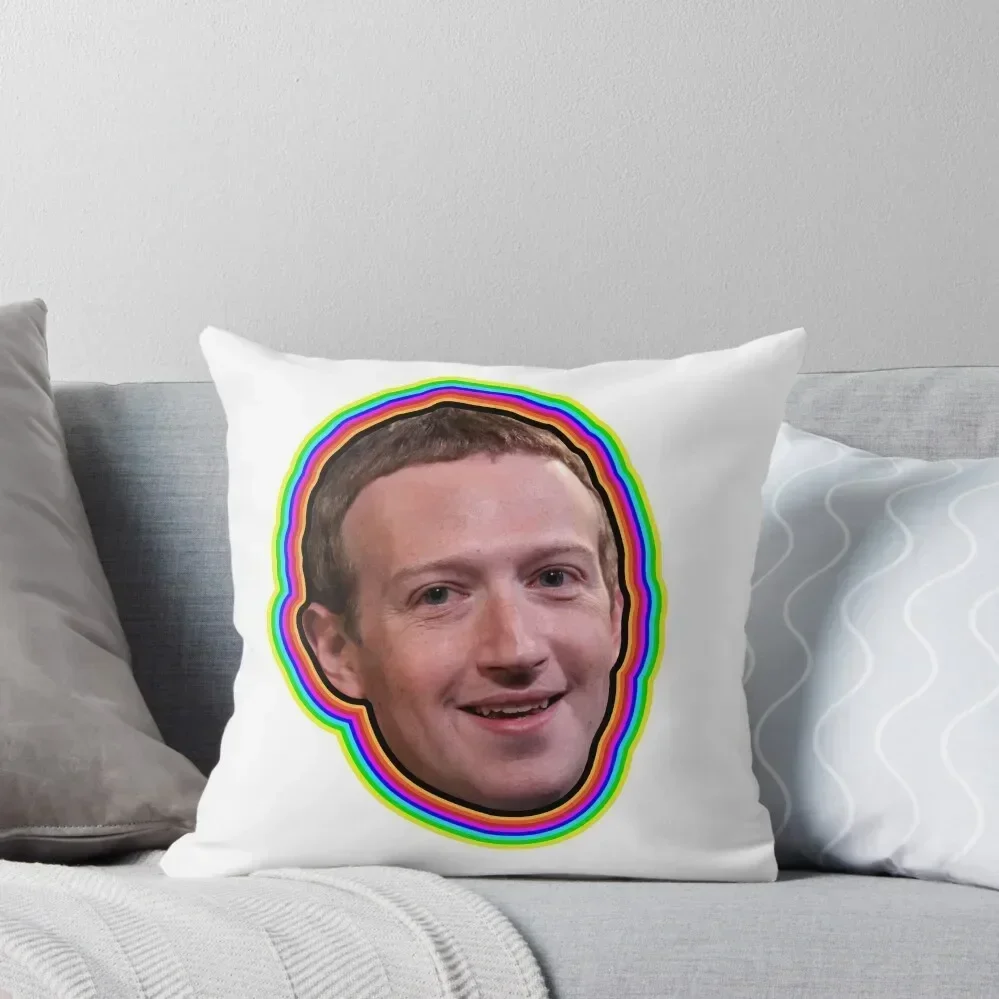 

Colorful Zuckerberg Throw Pillow Christmas Covers luxury covers pillows decor home pillow cover christmas pillow