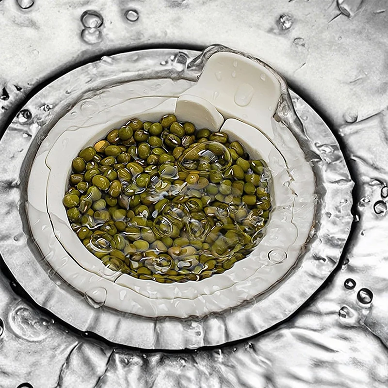 5 шт., сито для кухонной раковины, быстрое автоматическое сливное корзина с ручкой, универсальная сливная пробка для раковины для домашней кухни