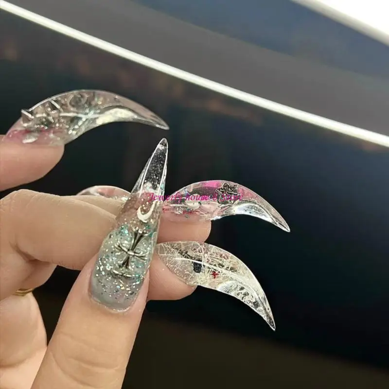 Nagelstempels sjablonen Dragon Claw -vorm nagel snijwerkvorm voor nageldecors