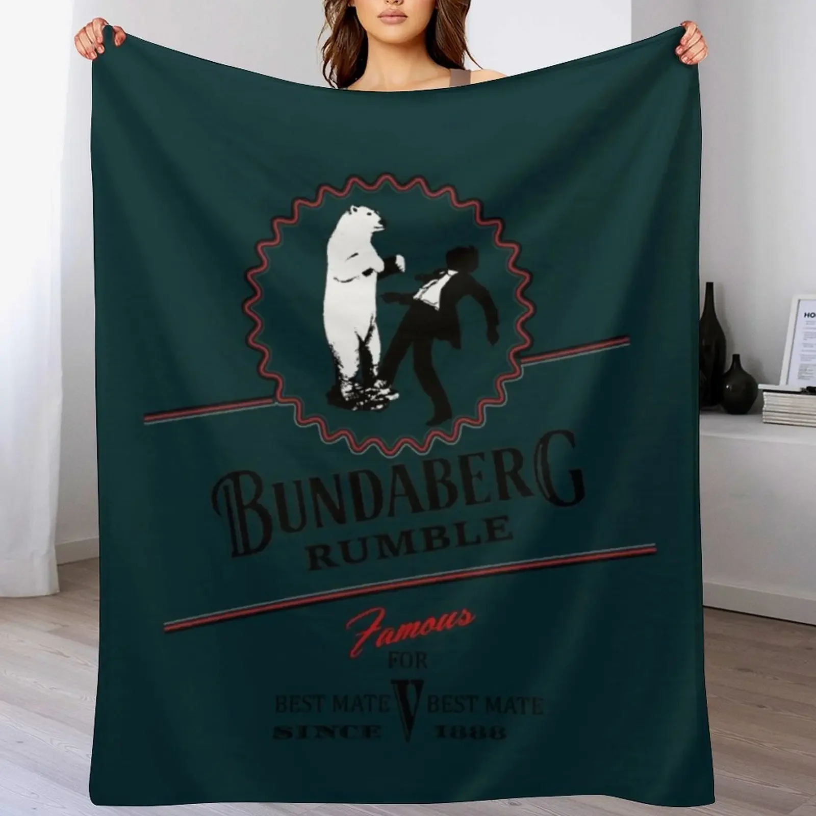 Bundaberg Rumble Throw Blanket Quilt heavy to sleep Vintage Blankets