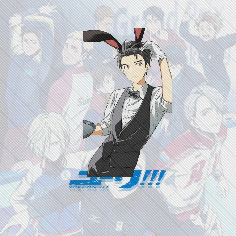 15CM Anime Yuri on Ice Acrylic Stand Model Cosplay Charm Characters Ornament Accessories Goods Collection Christmas Gifts view 2