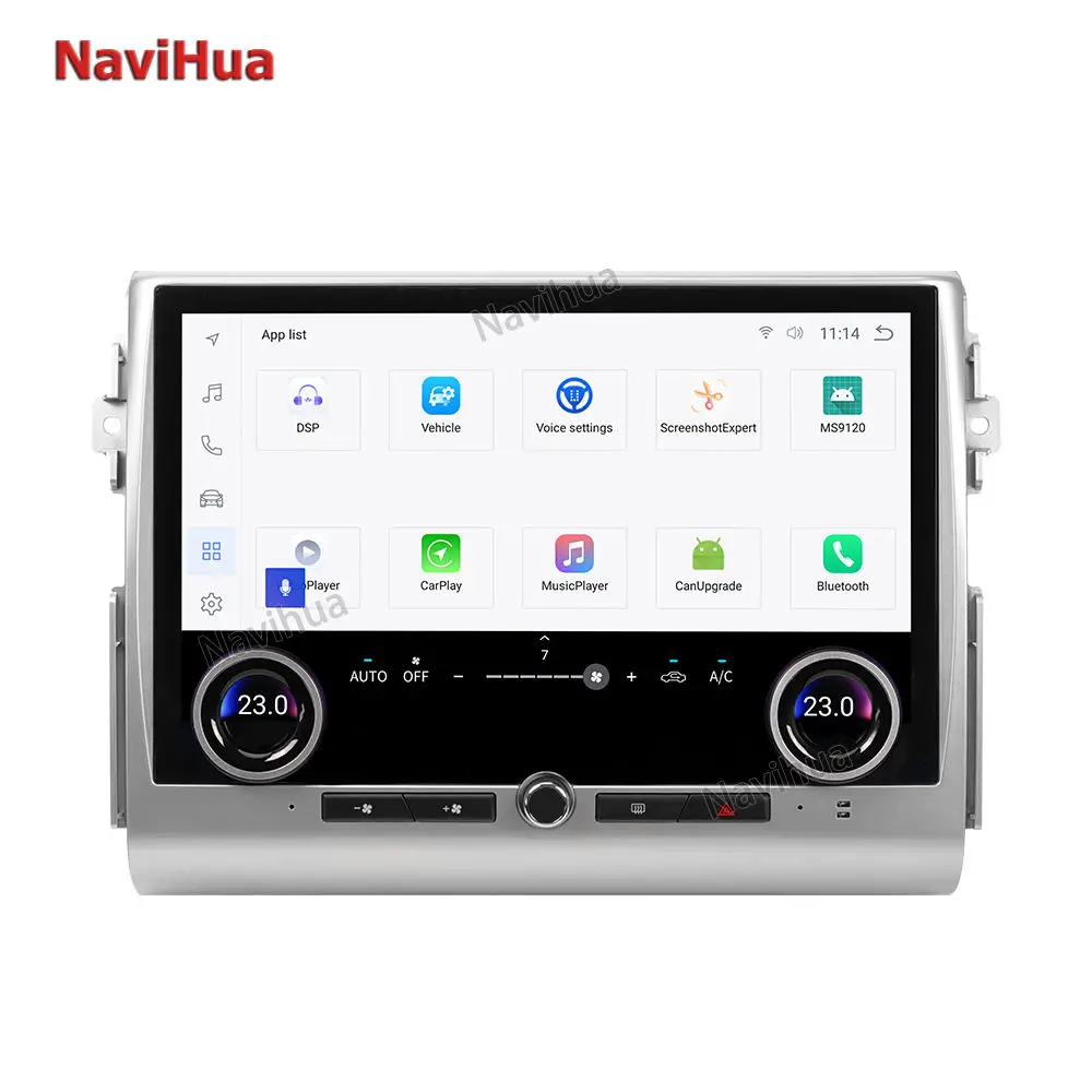 NaviHua 13.3 بوصة راديو سيارة أندرويد جديد لتويوتا FJ كروزر 2007 2024 Carplay الملاحة سماعة الرأس رصد مشغل وسائط متعددة