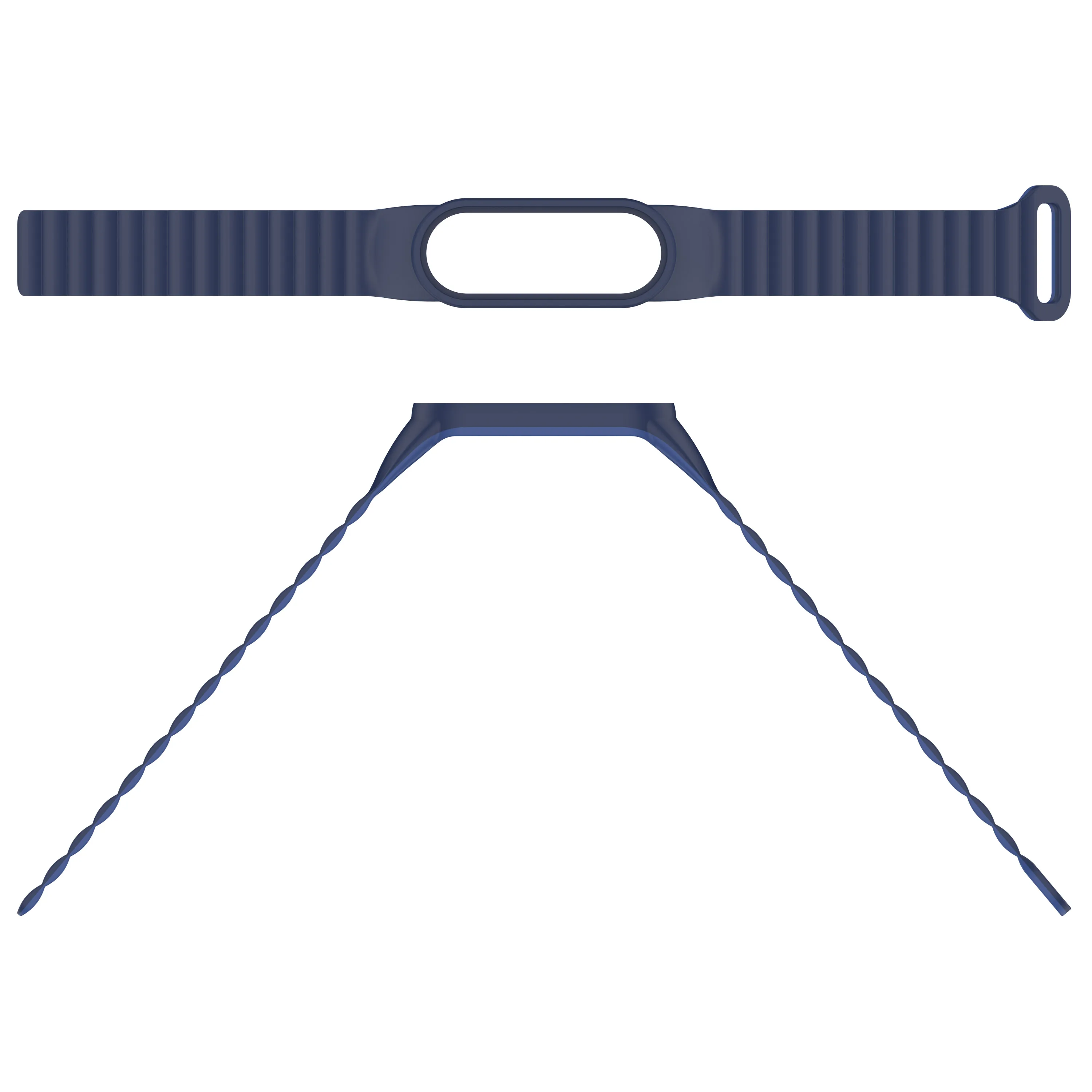 Silicone magnetic strap For Xiaomi Mi band 9 8 7 6 5 Sports intelligent bracelet adjustment replacement wristband For Mi band 3