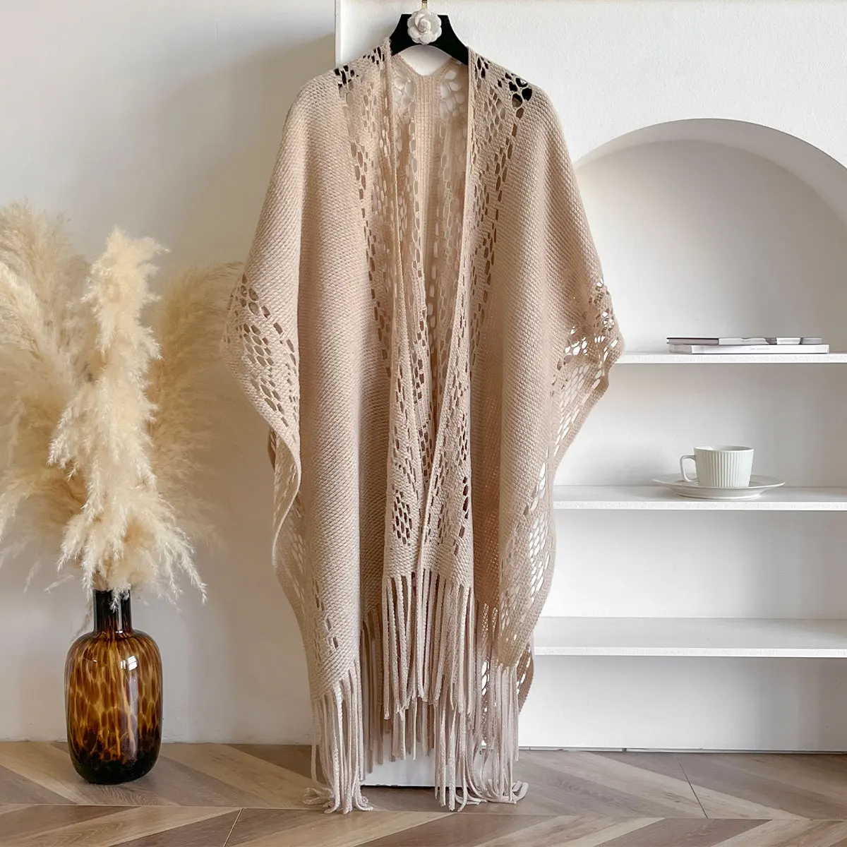 

2025 новейший пляжный кардиган в Европе и Америке, шаль Amazon, купальник, шарф, ажурный трикотаж, праздничное бикини, солнцезащитная рубашка