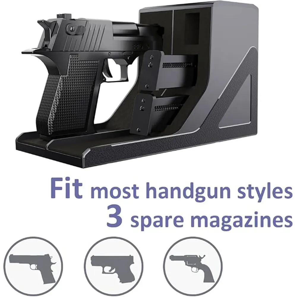 Universal Pistol Rack Handgun Rack Pistol Holder for Gun Safe Storage Gun Holder Protective Pistol Dispaly Stand Gun Case - view 2