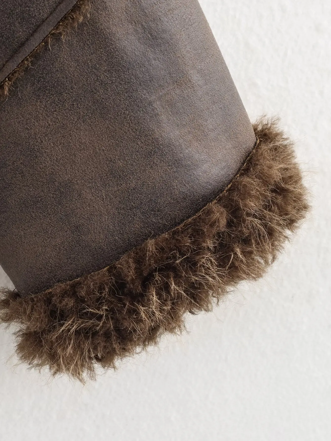 2025 femmes élégant rétro hiver chaud daim Faux cuir fourrure de mouton vestes dame Moto Biker lâche épaissir rue surdimensionné manteaux