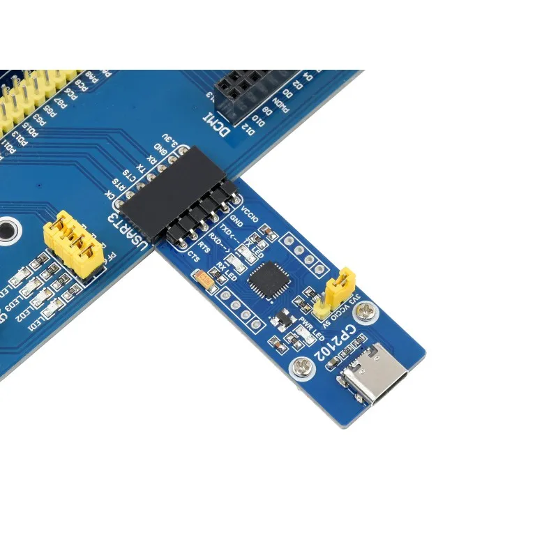 Waveshare CP2102 USB UART Board (Type C), USB To TTL (UART) Communication Module, USB-C Connector
