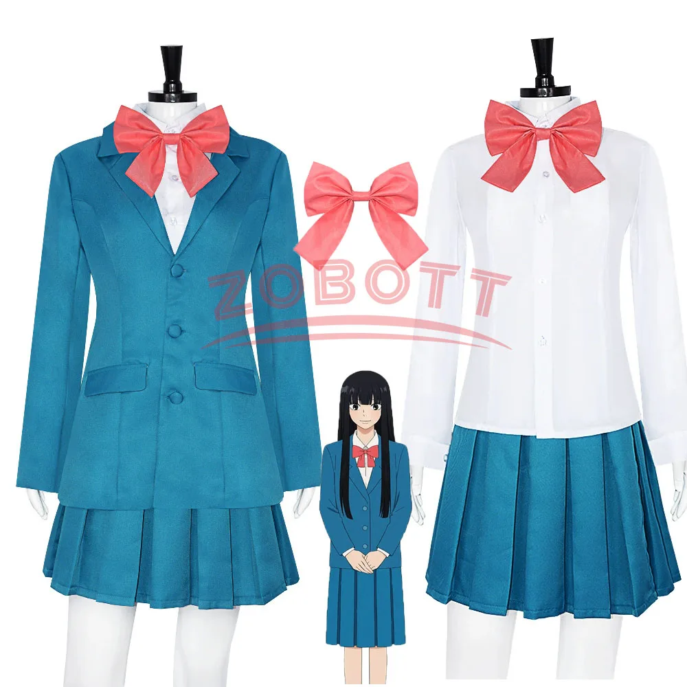 

Костюм для косплея Савако Куронумы: парик, аниме-костюм из аниме «Кими ни то́доке» (From Me to You), школьная форма JK (юбка, рубашка), костюм для девочек на Хэллоуин/вечеринку