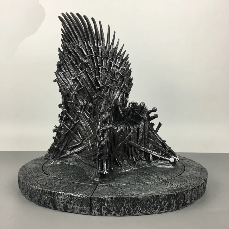 The Iron Throne Figure Toys Game Of Power Iron Throne Handmade Model Ice And Fire Song Decoration Phone Stand Gifts Toys