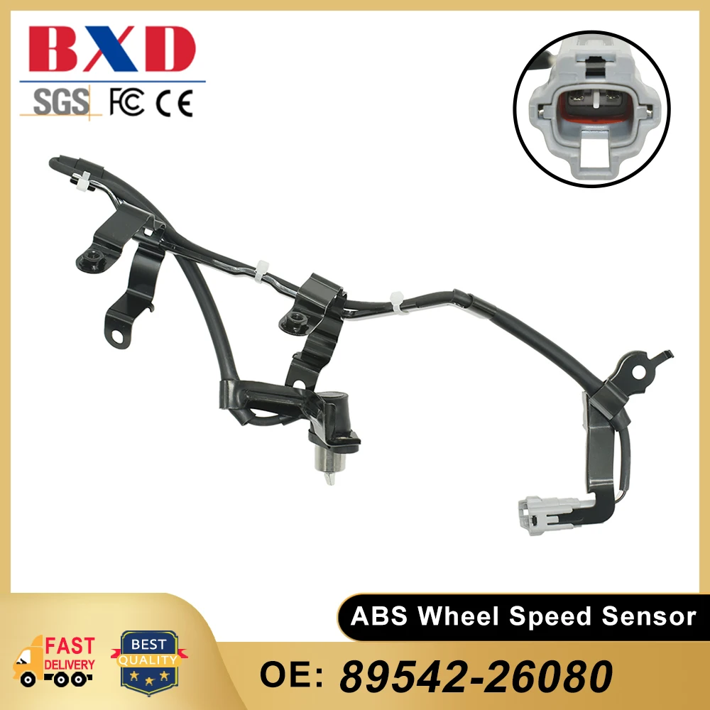 BAIXINDE 1PC ABS Sensor 89542-26080 For Toyota Camry RAV4 Sienna Highlander - Enhanced Engine
