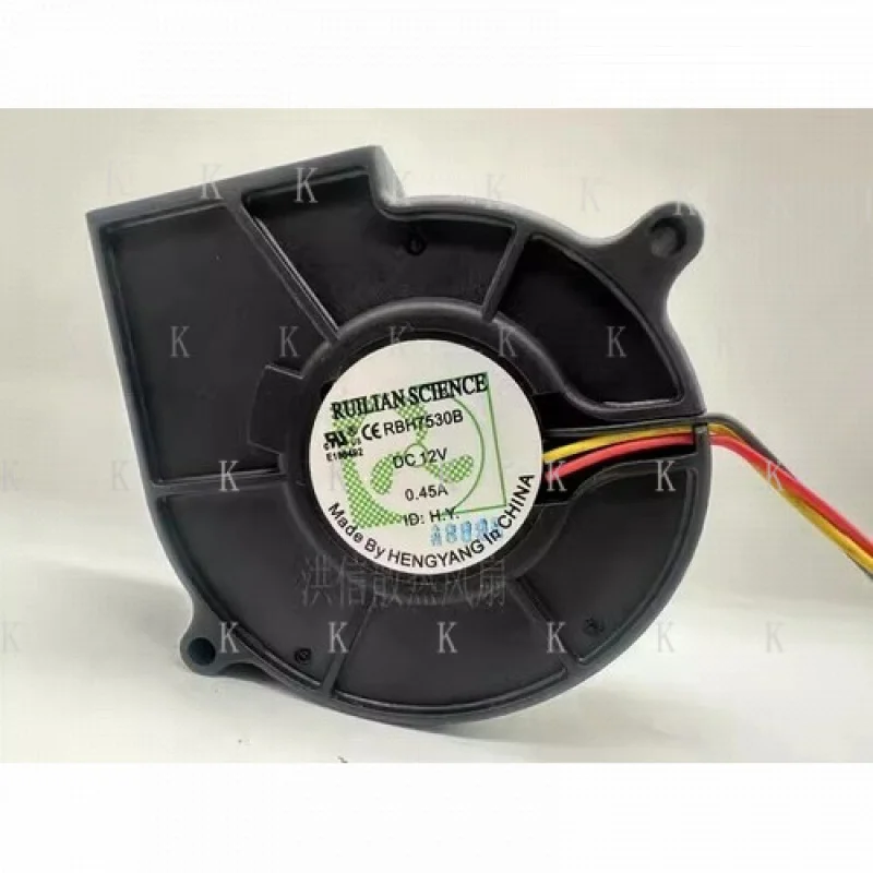 

C ДЛЯ XINRUILIAN RBH7530B DC12V 0,45A 7530 3-проводной вентилятор турбовентилятор