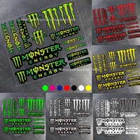 Monster Energy Motorcycle Side Strip Sticker Car Vinyl Decal All Motorcycle Sticker Reflective Stickers Car Decoration