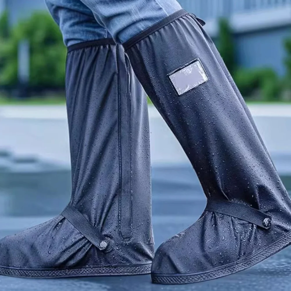 618 Mega Sale Waterproof Non-Slip Rain Boot Shoe Covers/Overshoes with Reflector&Zipper Foldable Waterproof Rain Boots
