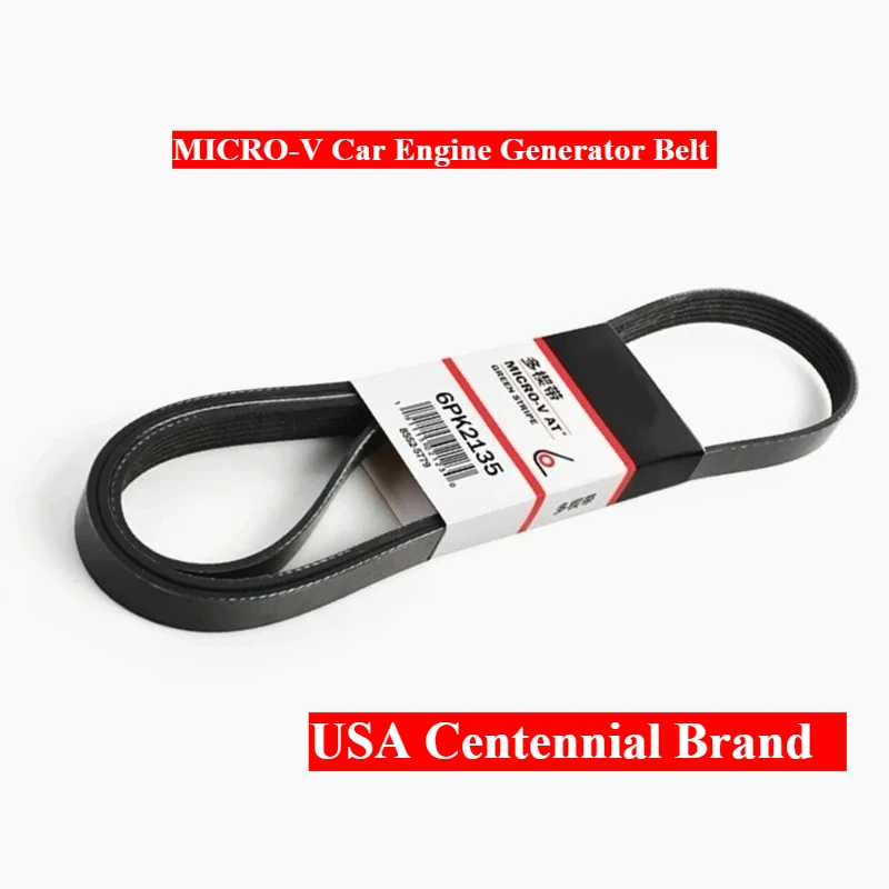 6PK2067 6PK2070 6PK2075 6PK2085 6PK2095 6PK2100 6PK2105 6PK2115 6PK2126 6PK2130 6PK2135 USA MICRO-V Car Engine Generator Belt