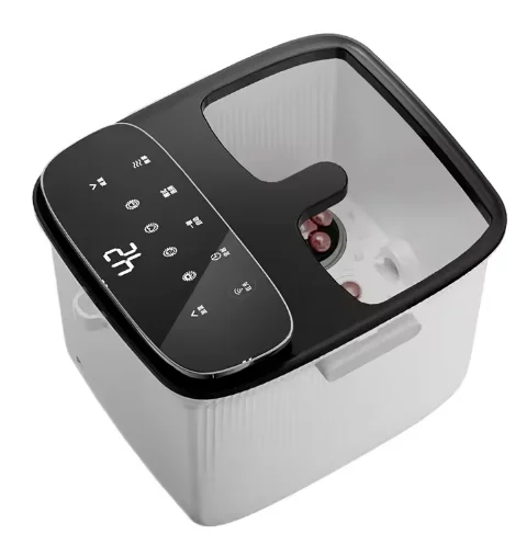 Selling Light Luxury Intelligent Detoxification Electric Massage Foot Spa Machine Heating with Vibrating Rollers