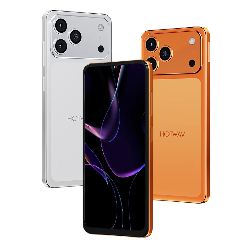 HOTWAV A17 Pro Max Ultra-Thin Smartphone 6.75'' 120Hz 3.5mm Headphone Jack Mobile Phone 4GB 256GB Android 15 5160mAh Cellphone