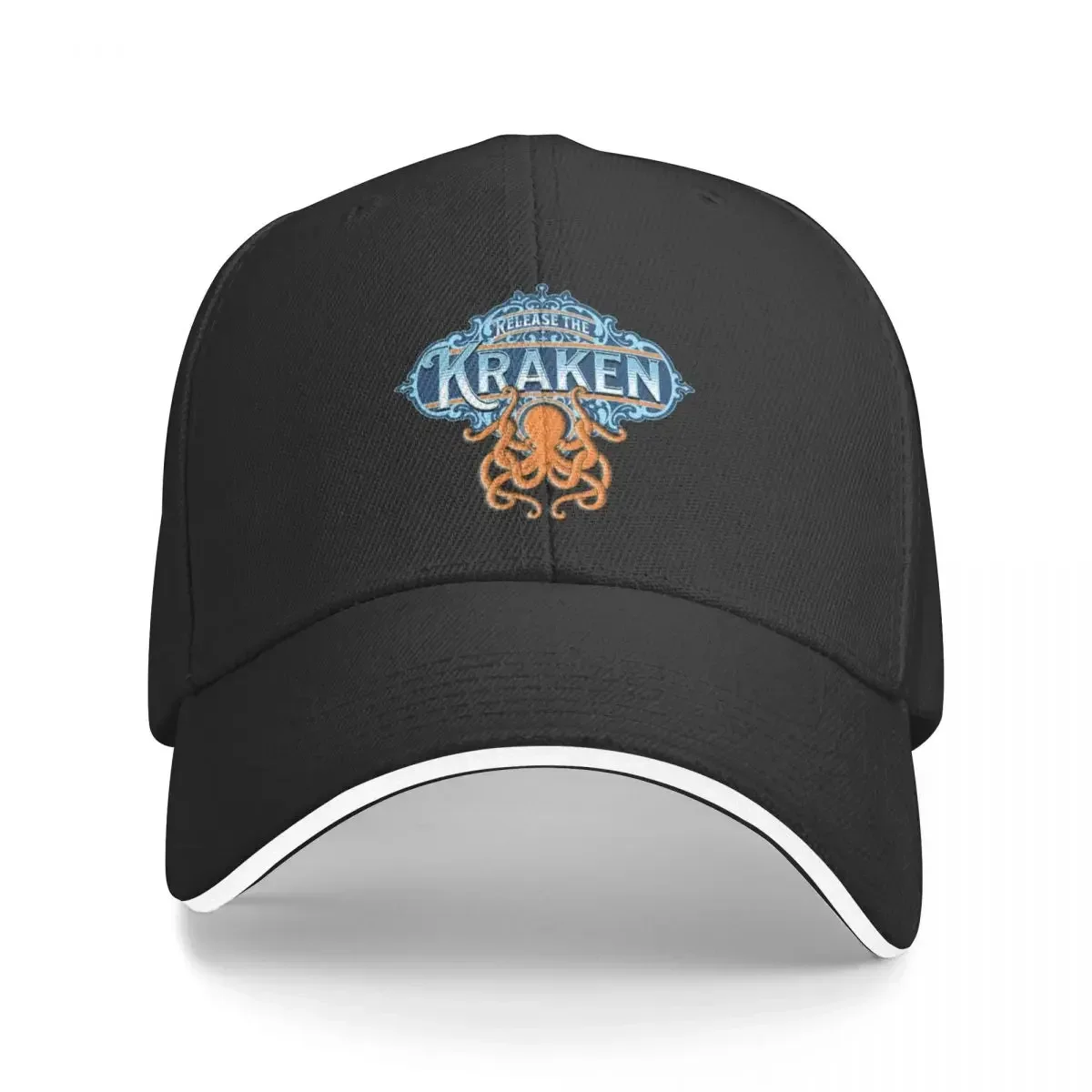 

Release the Kraken Vintage Logo Baseball Cap Fashion Beach Mountaineering Boy Women's