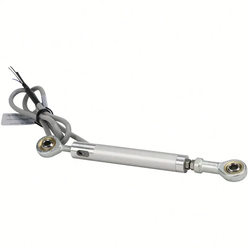 KPZ series high-precision linear displacement sensor with rod end connector for simulating racing steering and pedaling