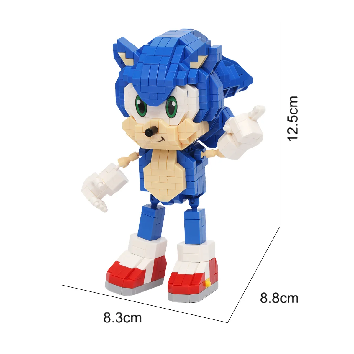 building blocks  particle cartoon kawai desktop ornaments Halloween birthday gifts Christmas toys Cuddly toy Dinosaur Puzzle