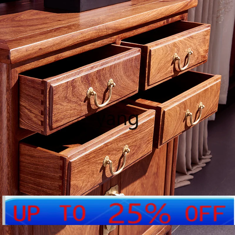 

CX mahogany small dining side tea cabinet Chinese living room storage storage all solid wood cupboard