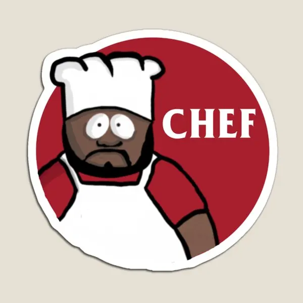 Chef Southpark  Magnet for Fridge Organizer Holder Kids Baby Magnetic  Home Colorful Toy Children Refrigerator Decor Stickers