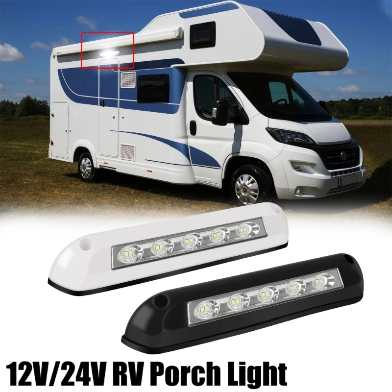 

Motorhomes Awning Light 12V 24V Waterproof LED Fixture 600~700 Lumens Exterior Door Lamp For RV Caravan Trailer Doorway Lighting