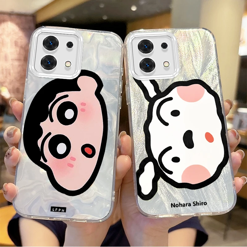 

Lovely C-Crayon Shin-chans Phone Case For Redmi Note13 12 11 10 9 ProPlus 14C 13C 12C 10C 9C A3 A2 A1 Hard Dustproof Matte Cover