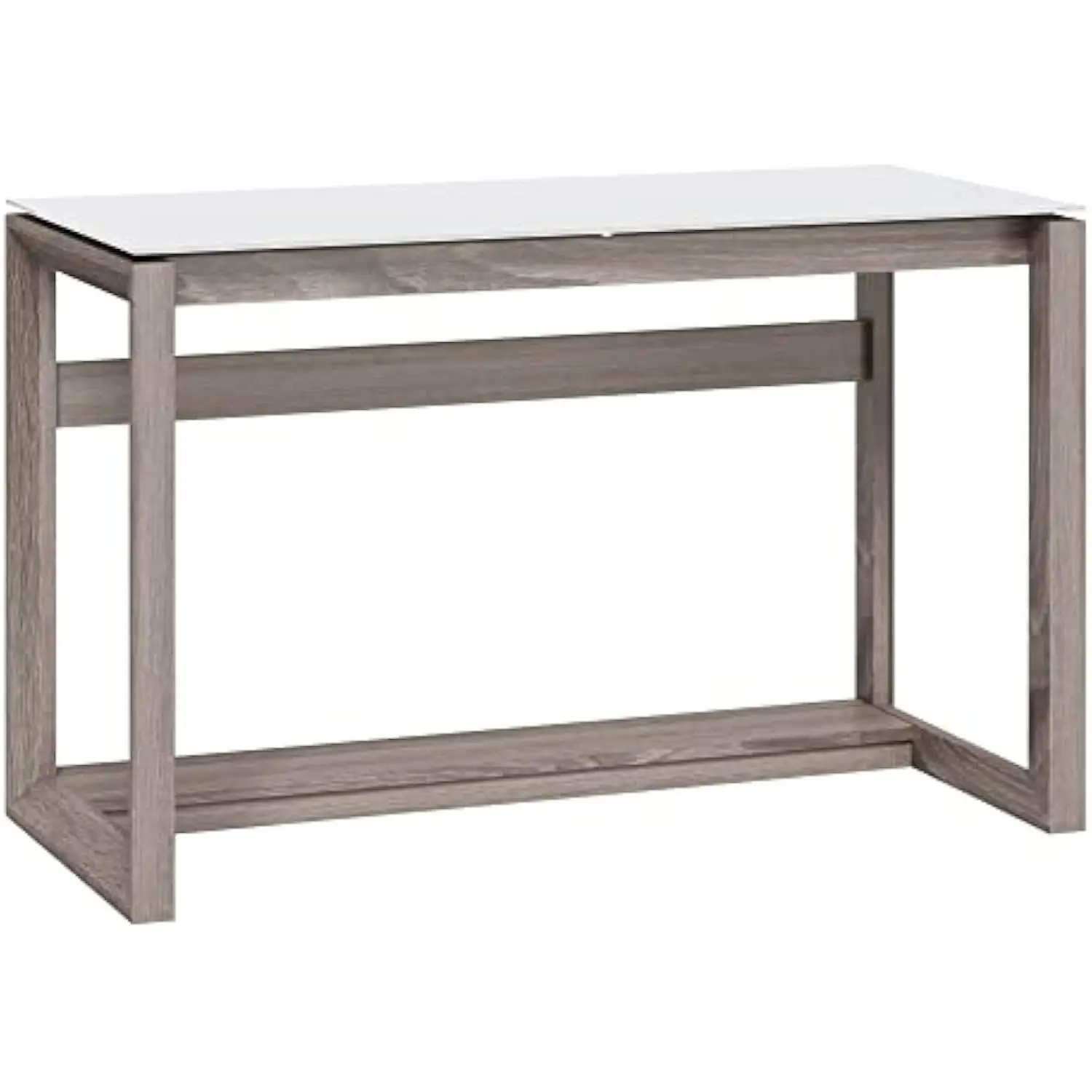 

Whalen® Cecile 48"W Writing Desk, Snowdrift White/Fossil Greige Oak