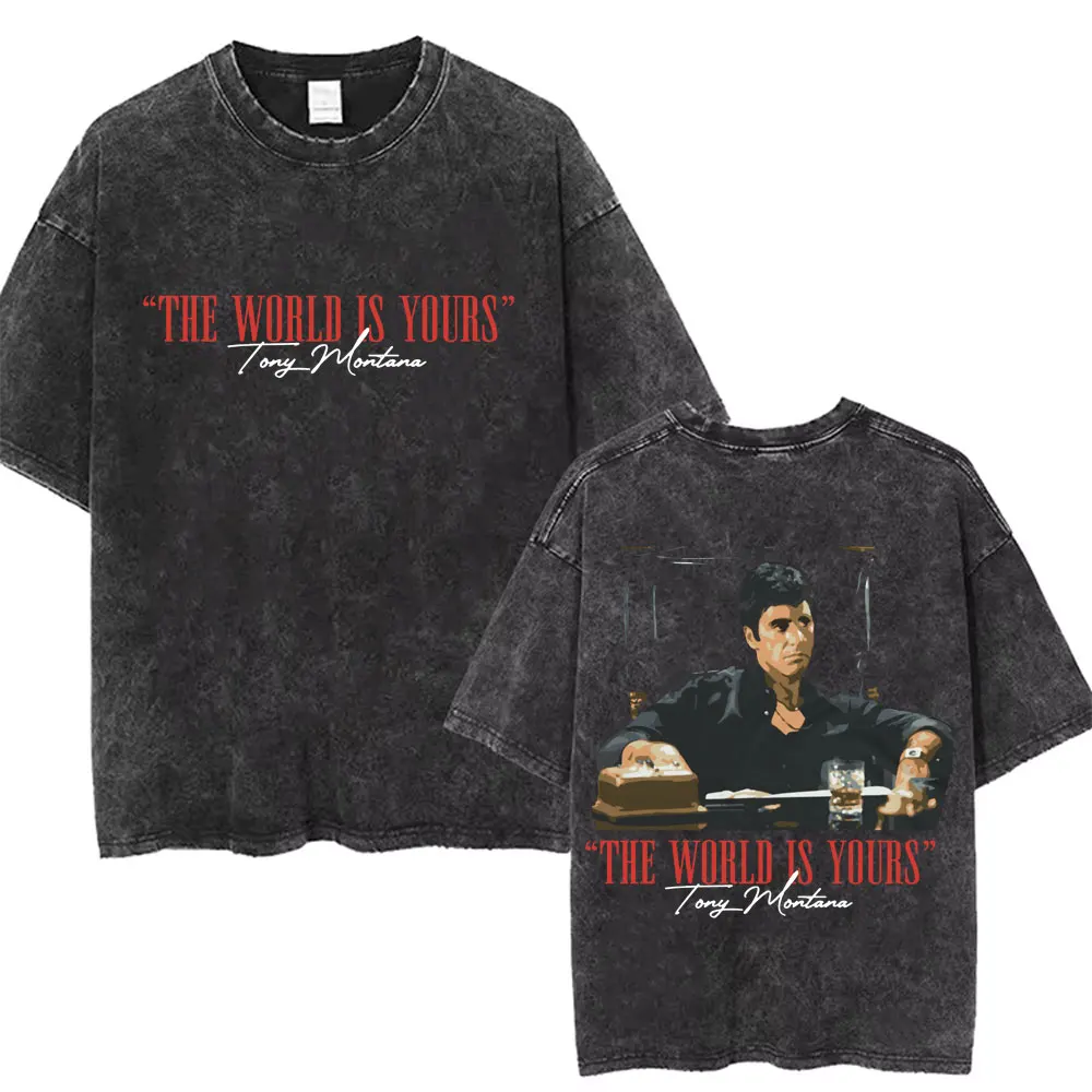 Washed Vintage Movie Scarface The Eyes Chico They Never Lie T
