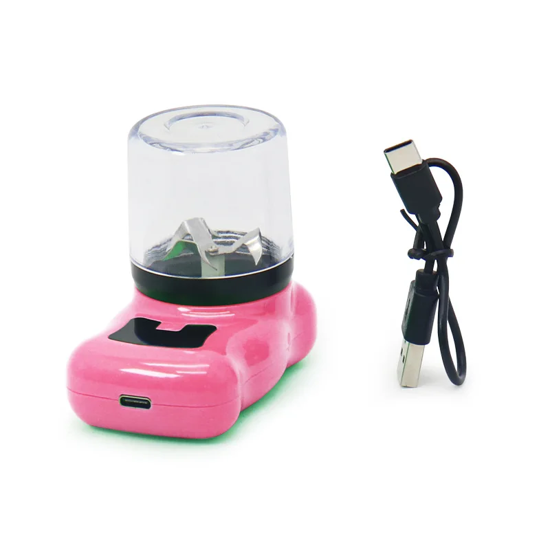 44mm 2-lagiger elektrischer Kunststoff-Grinder, USB-aufladbar, bunter, tragbarer Haushalts-Grinder – Detail 13