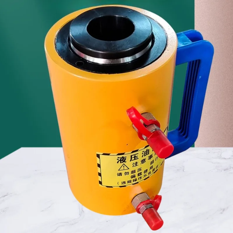 

Large Tonnage Hollow Hydraulic Jack Double Acting Separate Hollow Cylinder Through Hole Jack For Prestress Bridge Use