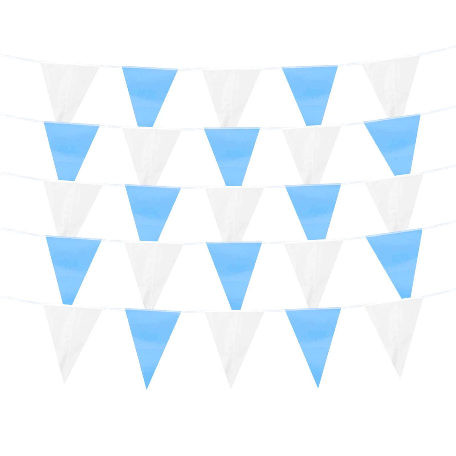 

Blue White Flags Polyester Banners Background Wall Ornament for Party Hanging Beer Festival Dad Birthday Circus Decor