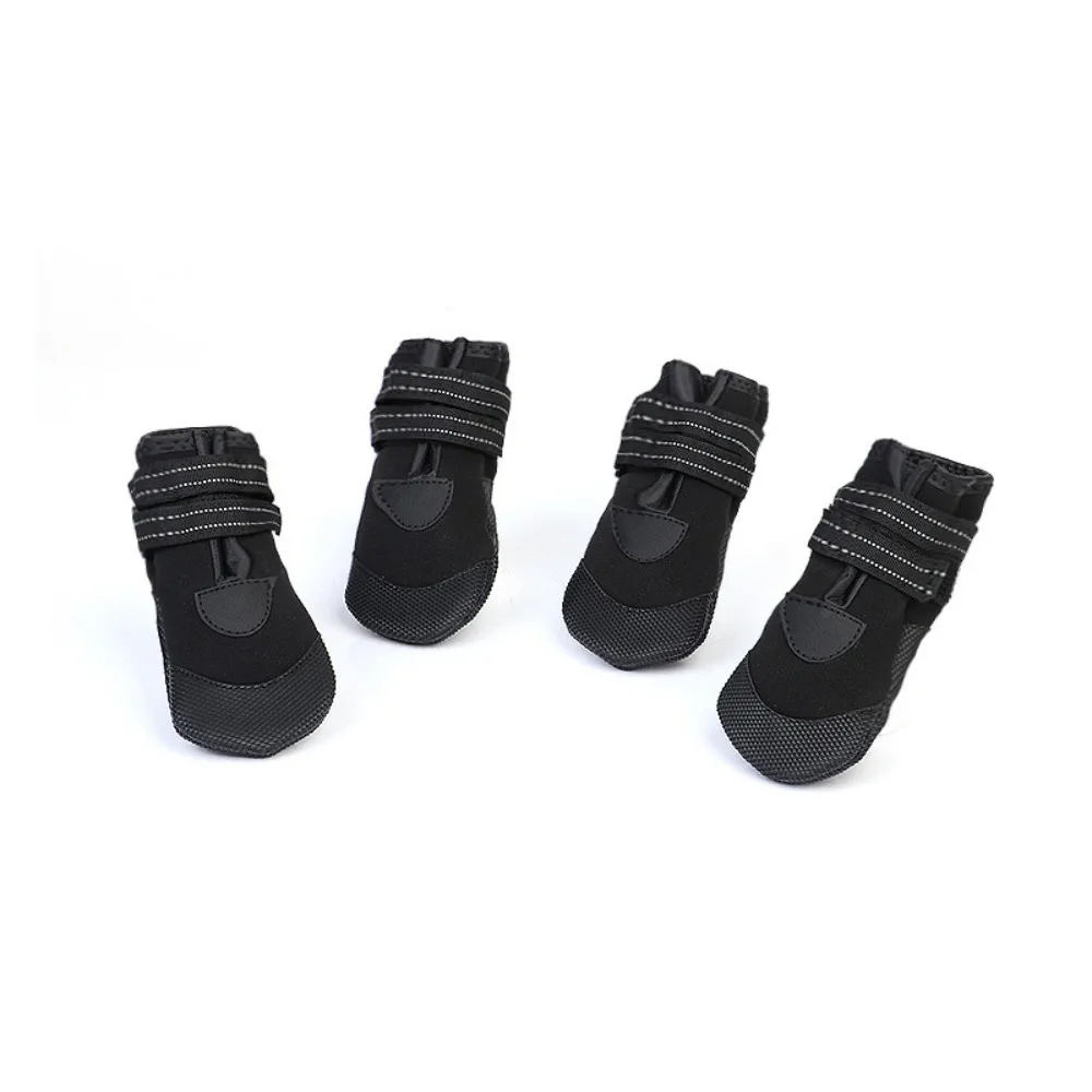 

Adjustable Anti-Slip Dog Shoes Wear-Resistant Reflective Waterproof Dog Boots Comfortable Breathable Dog Socks Boots Walking