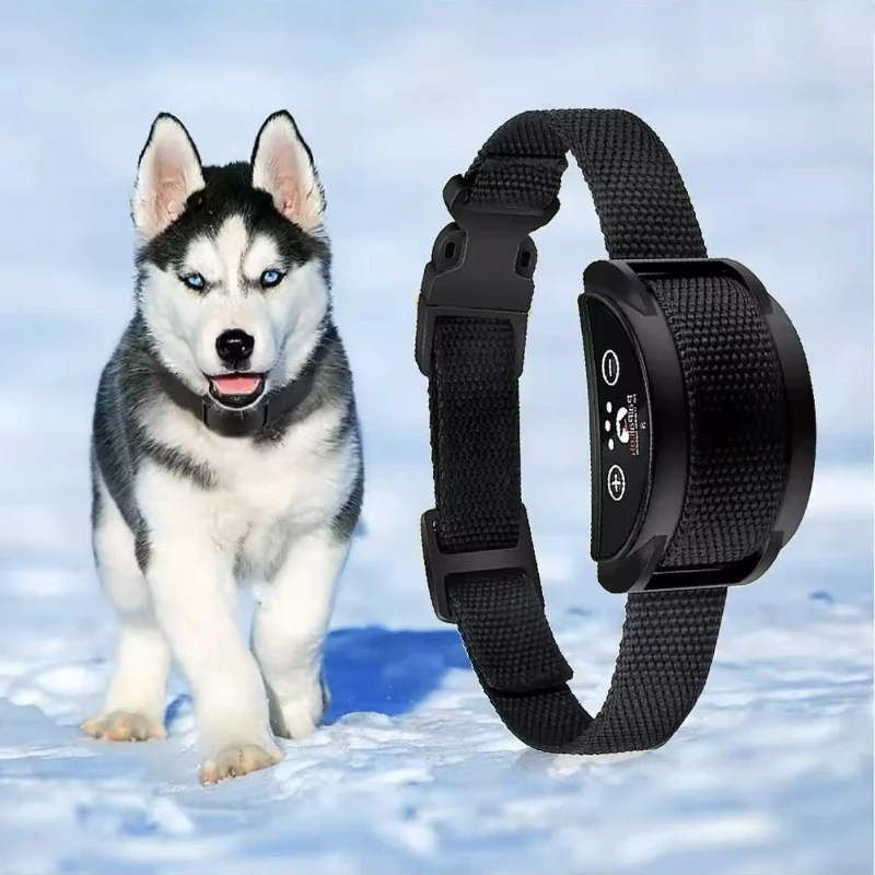 

Anti Bark Collar Vibrating Dog Bark Collar Automatic No Shock Stop Barking Device for Small Medium Dogs Training