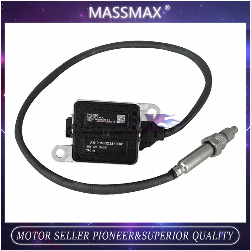 New Nitrogen Oxide Sensor Inlet 0101532228 5WK97338A Fits For Mercedes-Benz DDE Detroit DD13 DD15 DD16 A0101532228