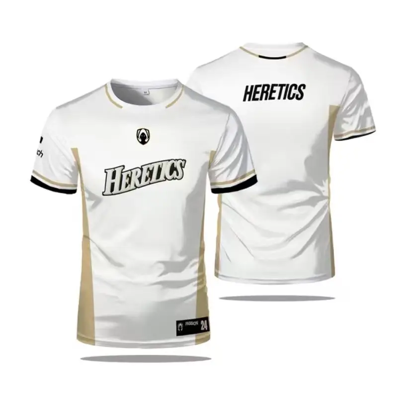 

HERETICS Esports Club Hero Role Playing T-shirt VALORANT VCT 3D Printed Uniform T-shirt Breathable Super Large Quick Drying T-sh