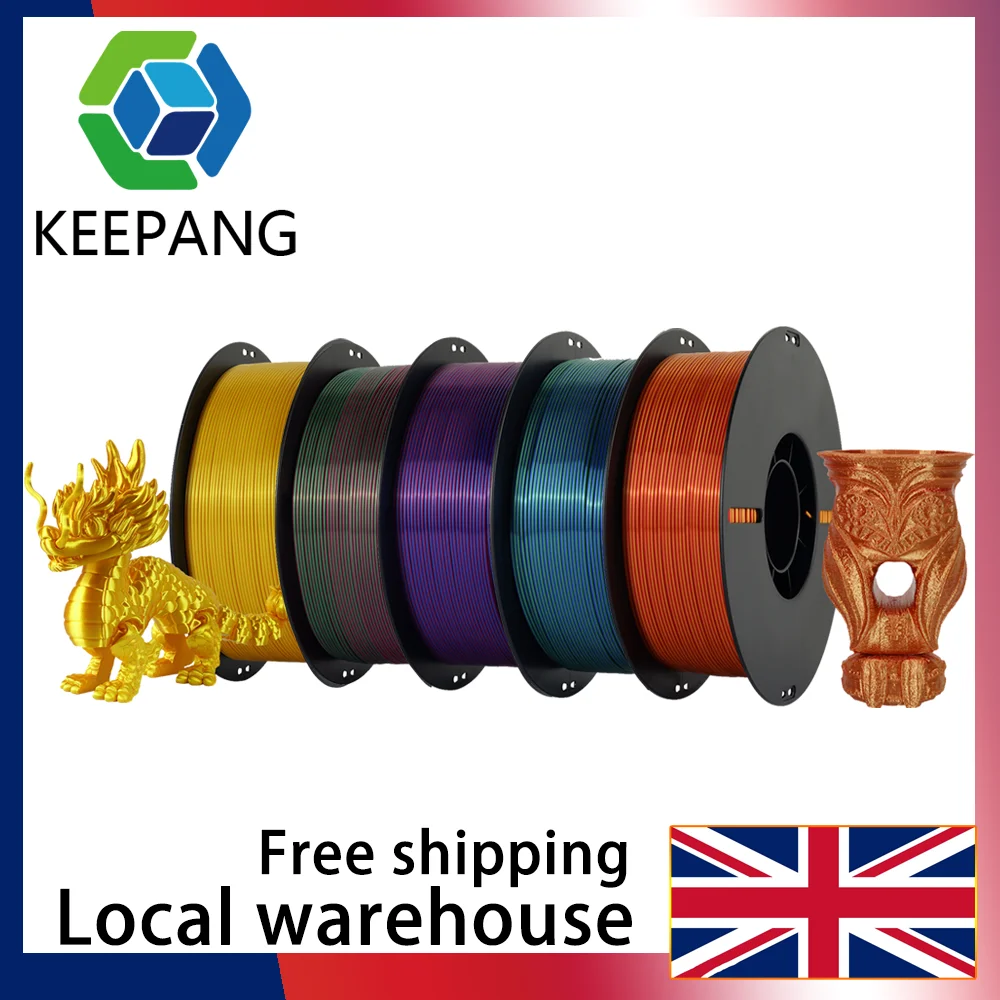 3D Printer Filament PLA PETG 1.75mm Dimensional Accuracy+/-0.03mm Multicolor 11-22LBS Eco-Friendly 3D Printer Materials