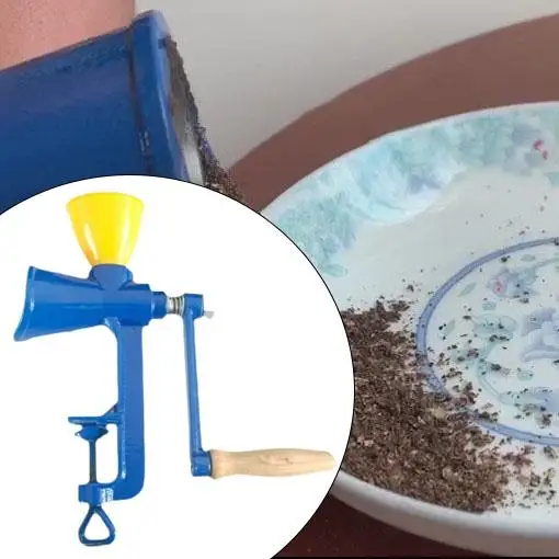 

Grain Mill Easy to Clean Sturdy Wheat Grinder for Pepper Kitchen Soybeans