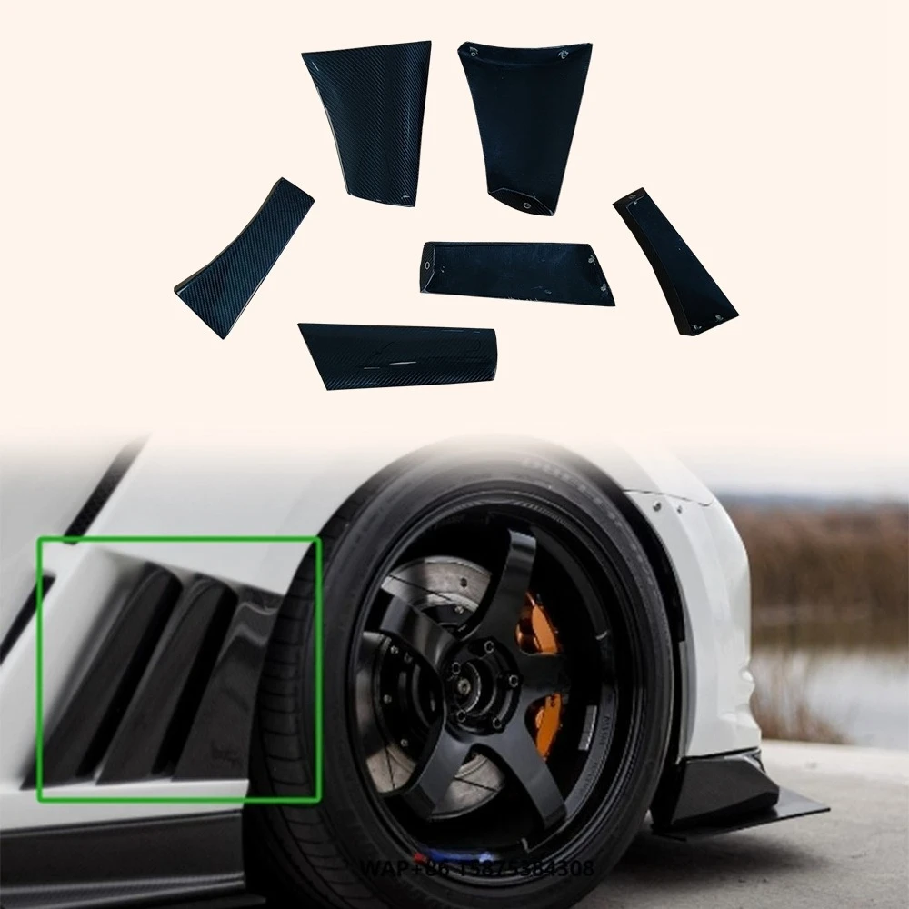 

For GTR R35 2009-2016 VA Style Carbon Fiber Front Fender Vents 6PCS