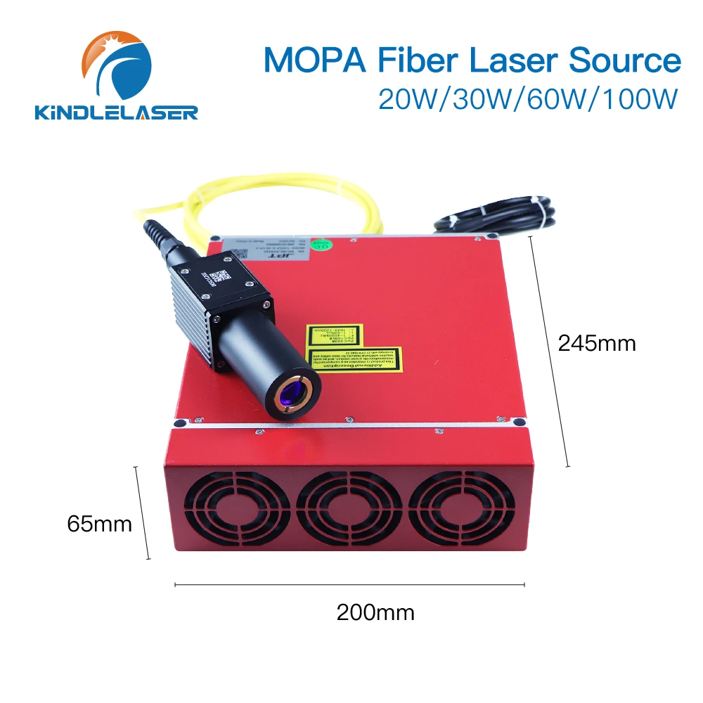 Original JPT Laser Source 20W 30W 50W 60W 100W MOPA Q-switch Fiber Module GQM 1064nm for Fiber Laser Marking Engraving Machine